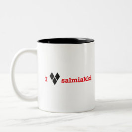 Taza Bicolor Me encanta el salmiakki