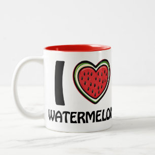 Taza Bicolor Me encanta la sandía