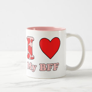 Taza Bicolor Me encanta mi BFF