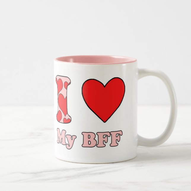 Taza Bicolor Me encanta mi BFF (Derecha)
