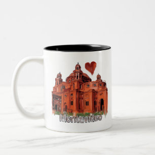 Taza Bicolor Me encanta Montevideo