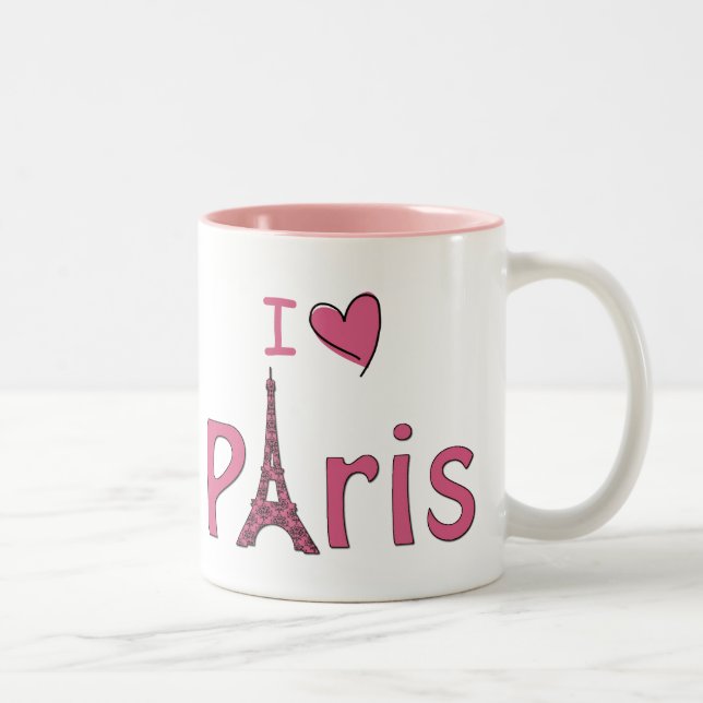 Taza Bicolor Me encanta Paris Mug (Derecha)