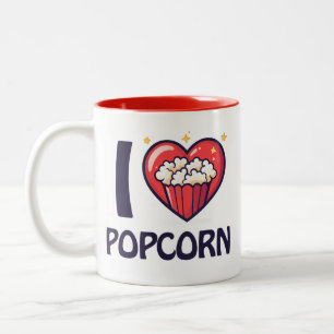Taza Bicolor Me encanta Popcorn