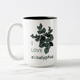 Taza Bicolor ME ENCANTA Ucalyptus