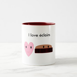Taza Bicolor Me encantan las éclerías