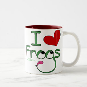 Taza Bicolor Me encantan los FROGS