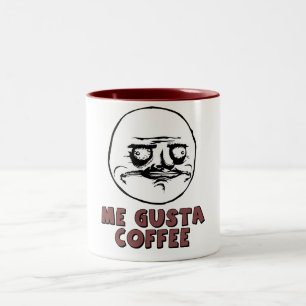 Taza Bicolor Me Gusta Meme Coffe Mug