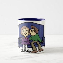 Taza Bicolor Me Gusta Valentine