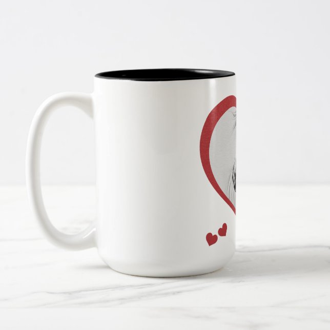 Taza Bicolor Me gustan los caballos nuevos (Izquierda)