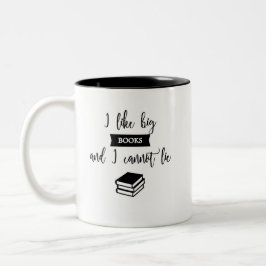 Taza Bicolor Me gustan los grandes libros, la mug