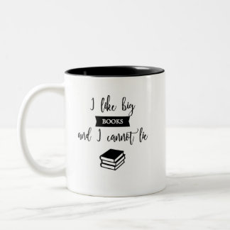 Taza Bicolor Me gustan los grandes libros, la mug