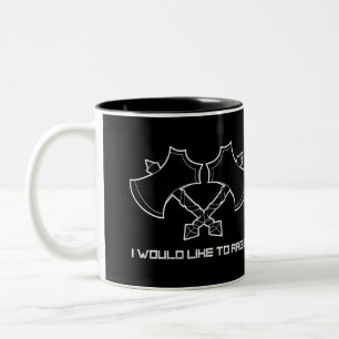 Taza Bicolor "Me gustaría rabiar" -los bárbaros, siempre.