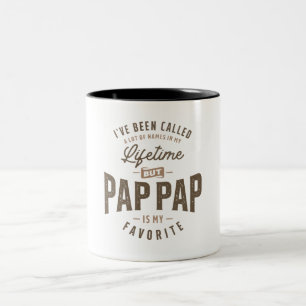 Taza Bicolor Me han llamado muchos nombres pero Pap-Pap es mi n