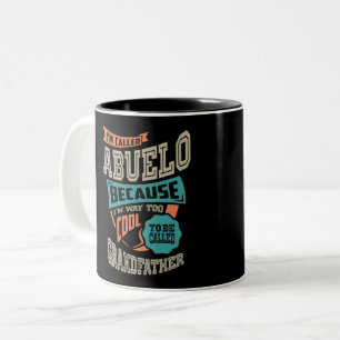 Taza Bicolor Me llamo Abuelo