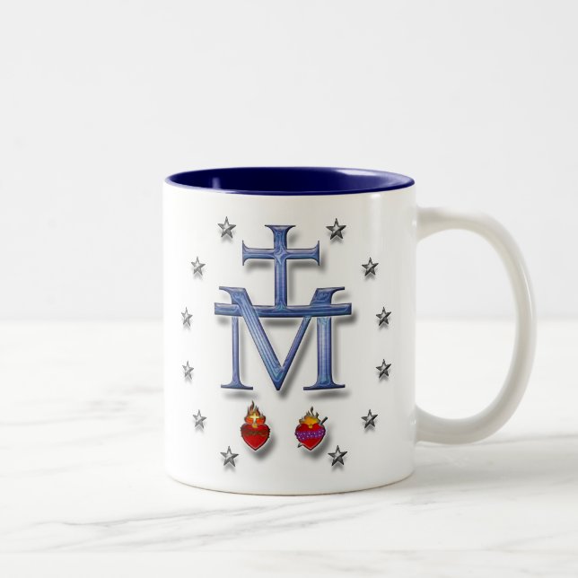 Taza Bicolor Medalla milagrosa (Derecha)