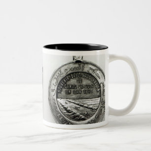 Taza Bicolor Medalla que conmemora la abertura del Suez