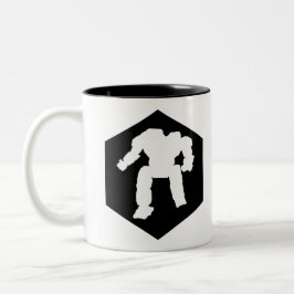Taza Bicolor Media Mech Mug