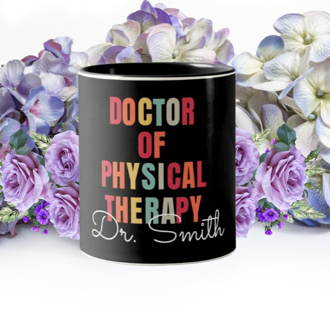 Taza Bicolor Médica de DPT de Terapia Física Personalizada (Subido por el creador)