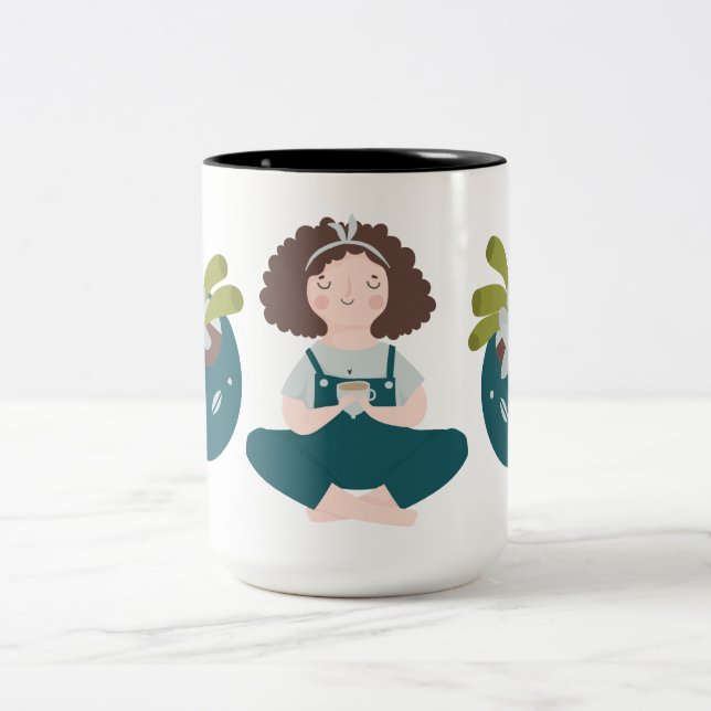 Taza Bicolor Medición en el hogar (Centro)