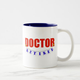 Taza Bicolor Médico jubilado