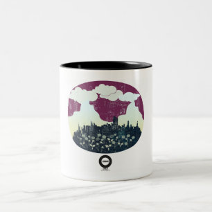 Taza Bicolor Medios de comunicación líquidos