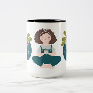 Taza Bicolor Meditación casera