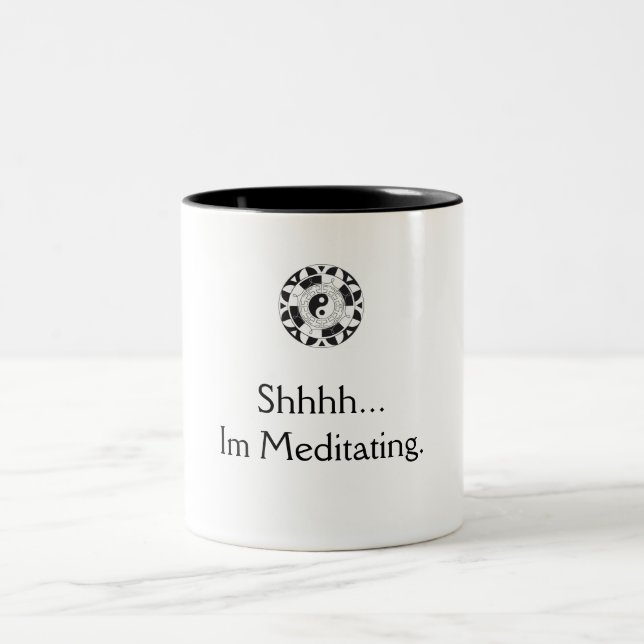 Taza Bicolor meditación del café (Centro)