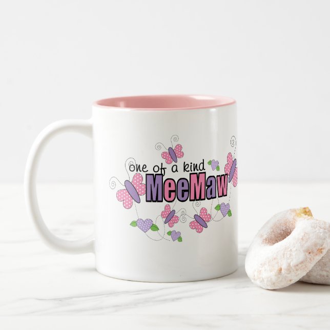 Taza Bicolor MeeMaw Única (Con donut)