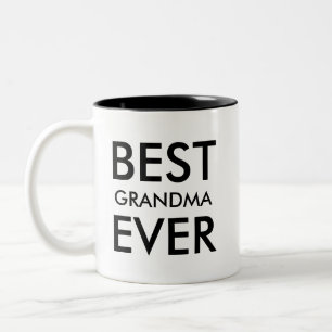 Taza Bicolor Mejor Abuela de la Historia Regalo El día de San
