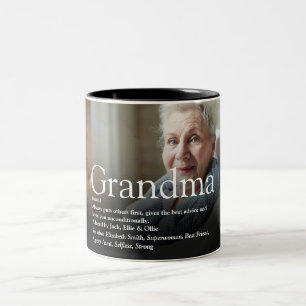 Taza Bicolor Mejor Abuela de Todos los Tiempos, Definición de A