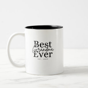 Taza Bicolor Mejor abuela del mundo regalo para Nana