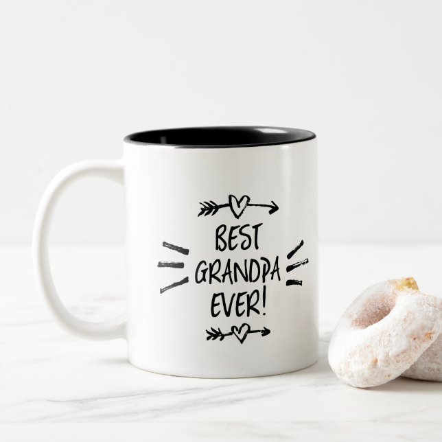 Taza Bicolor Mejor abuelo jamás (Con donut)