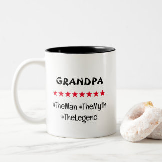 Taza Bicolor Mejor abuelo jamás mug