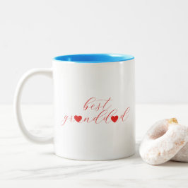 Taza Bicolor Mejor abuelo, regalo para abuelo, moderno 