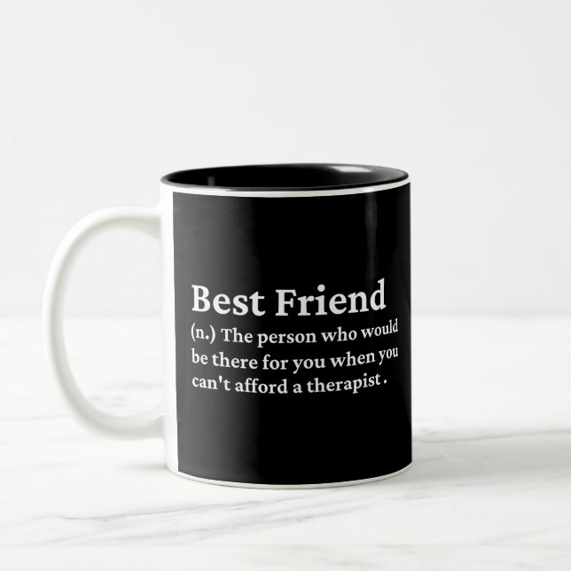 Taza Bicolor Mejor Amigo (Izquierda)