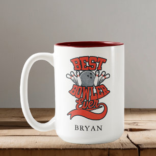 Taza Bicolor Mejor Bolichista De Todos Los Tiempos Bolos Noveda