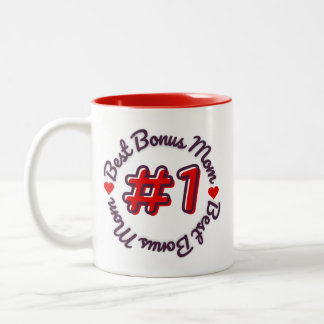 Taza Bicolor Mejor Bono Mamá #1 Día de la Madre
