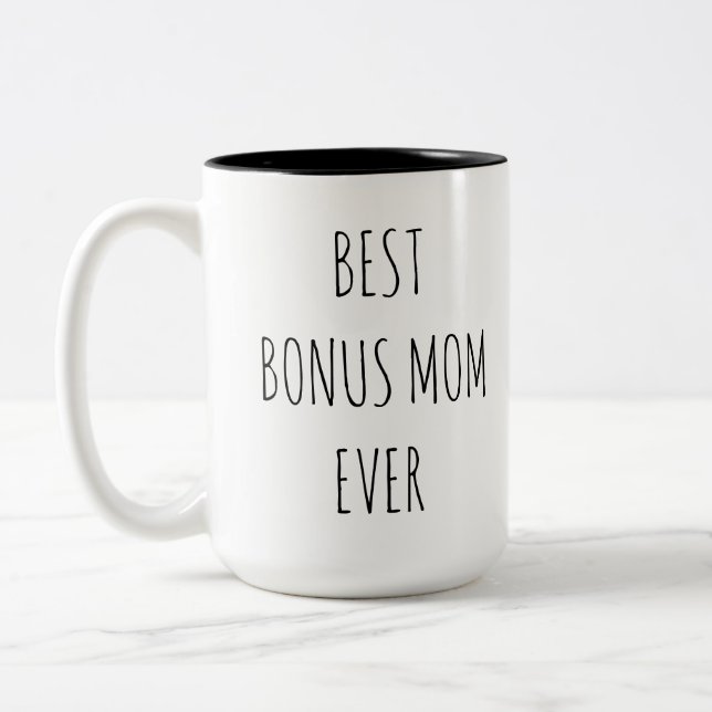 Taza Bicolor Mejor Bono Mamá Nunca (Izquierda)
