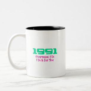 Taza Bicolor Mejor Canción de 1991