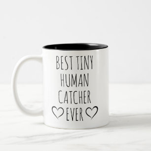 Taza Bicolor Mejor Cazador de Humanos Pequeños de Todos, Parter