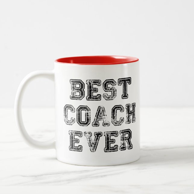 Taza Bicolor Mejor entrenador de todos los tiempos | Deportes d (Izquierda)