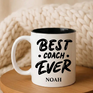 Taza Bicolor Mejor Entrenador de Todos los Tiempos – Regalo con