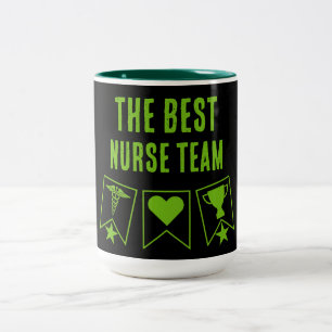 Taza Bicolor Mejor equipo de enfermeras