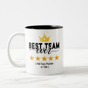 Taza Bicolor Mejor equipo de todos   Nombre personalizado o tra
