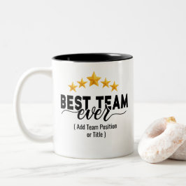 Taza Bicolor Mejor equipo de todos | Nombre personalizado o tra