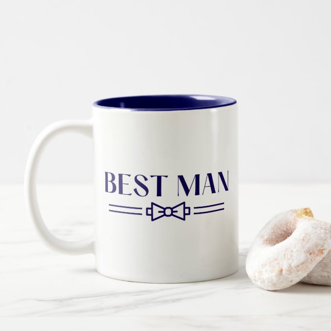 Taza Bicolor Mejor Hombre (Con donut)