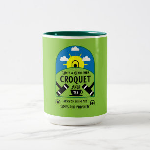 Taza Bicolor Mejor juego de croquet divertido