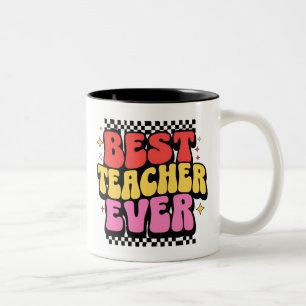 Taza Bicolor Mejor Maestría Audaz Regalo Retro Colorful Mug