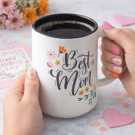 Taza Bicolor Mejor Mamá