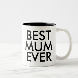 Taza Bicolor Mejor Mamá de siempre Mug | Regalo del día de la m